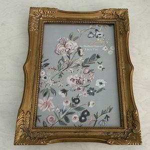 Gold picture frame